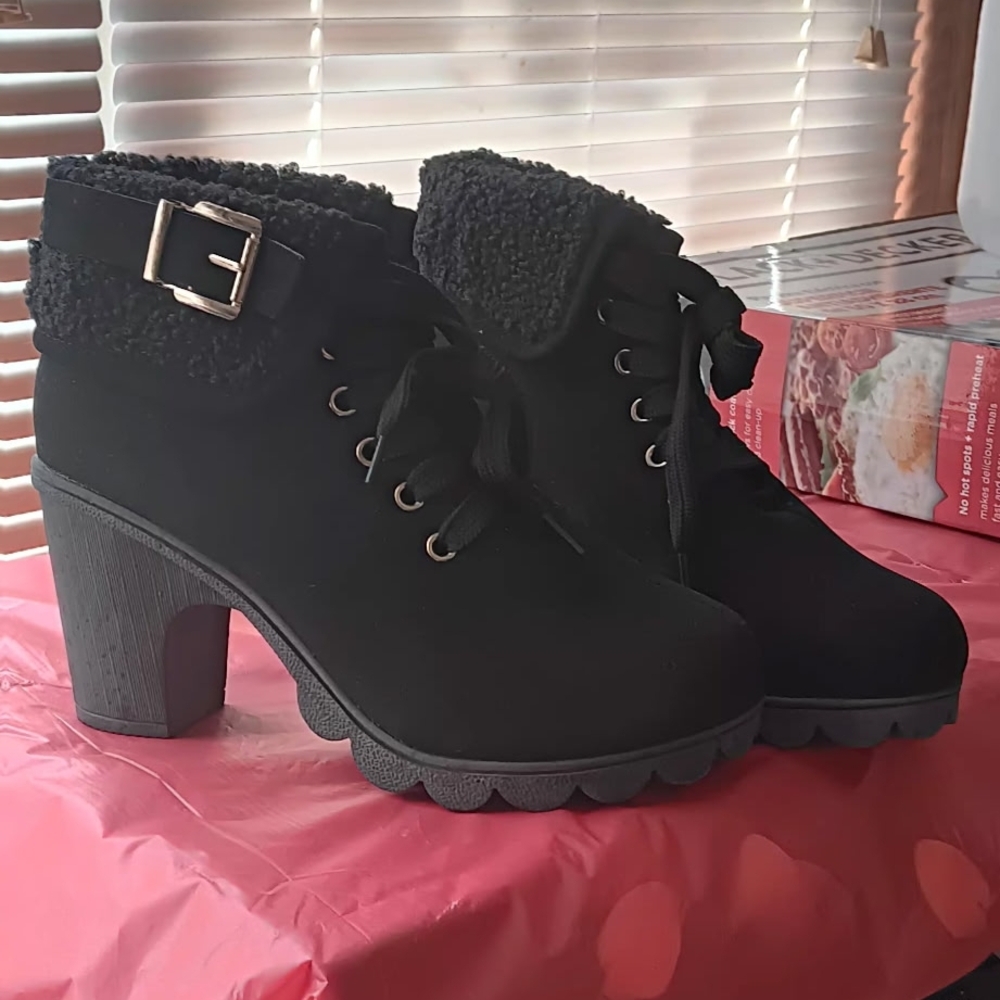 Women's Black Ankle Boots